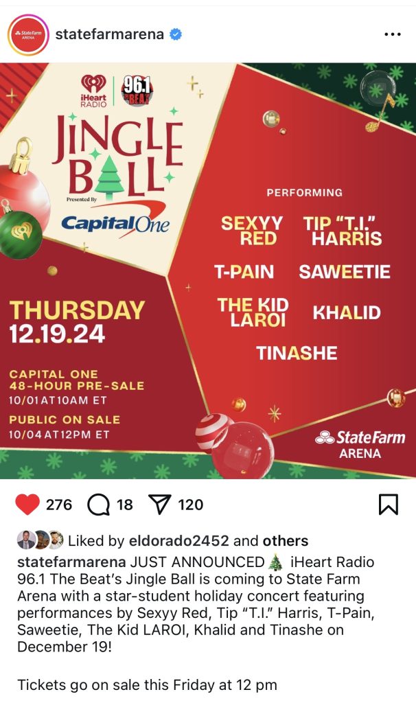T.I., Saweetie & more headlining iHeartRadio’s Jingle Ball in Atlanta
