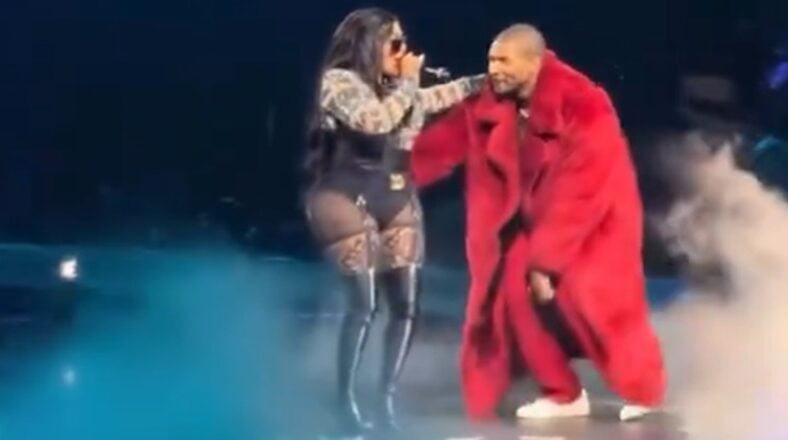 Lil' Kim's looks at Usher's residency cause polarizing reactions