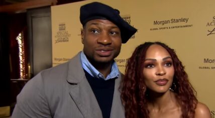 Meagan Good allegedly pays major bills for Jonathan Majors