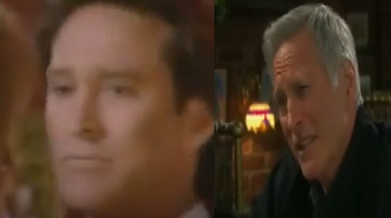 Drake Hogestyn as John Black on Days of Our Lives in younger and older roles