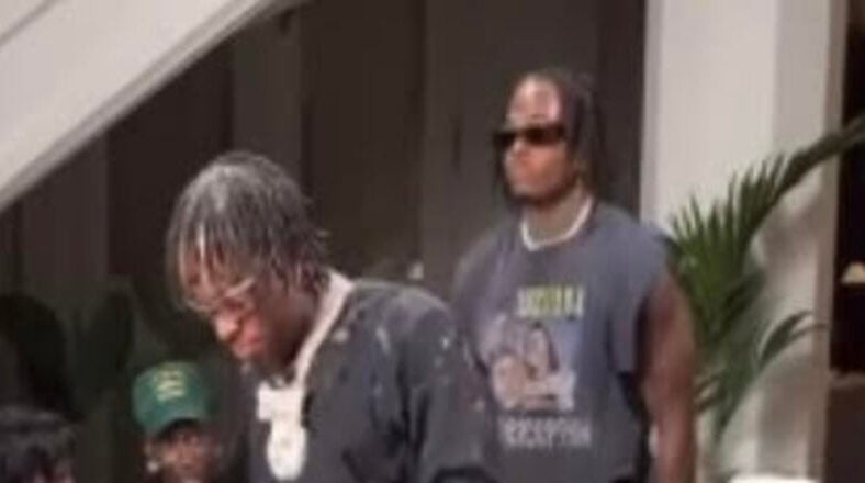Gunna and Toosii preview new collaboration at fashion show