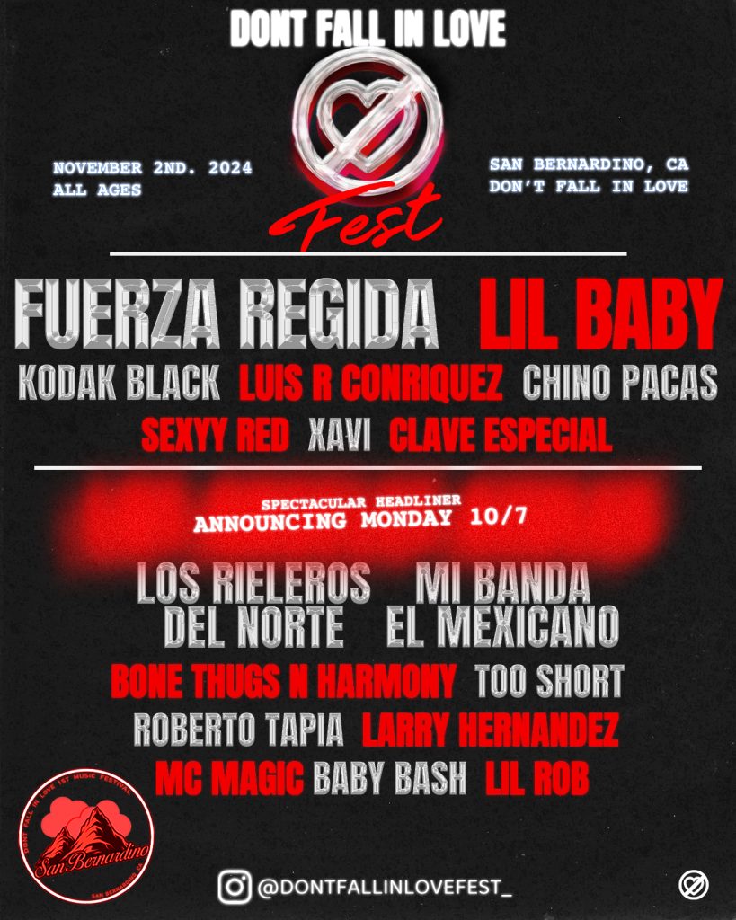 Fuerza Regida to host their inaugural Don’t Fall In Love Festival