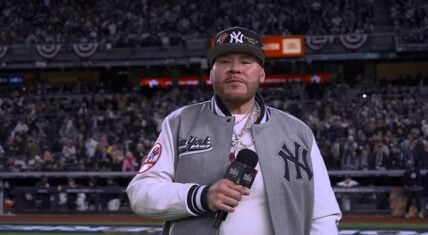 Fat Joe performing at the 2024 World Series, Dodgers vs. Yankees