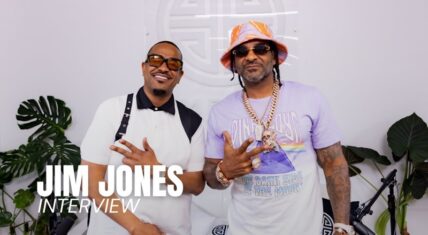 Jim Jones interview discussing Diplomat legacy and hip-hop evolution.