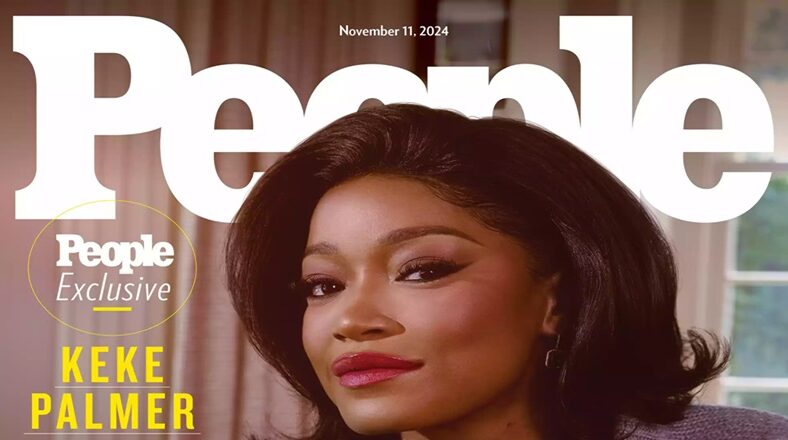 Keke Palmer on the cover of People magazine, November 2024 issue, sharing her healing journey.