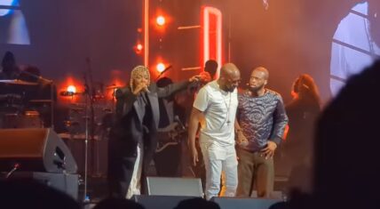 Lauryn Hill and Pras Michel at Fugees performance