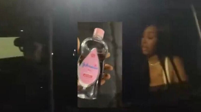 TikToker trolls Yung Miami by asking her to sign bottle of baby oil