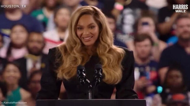 Beyoncé endorses Kamala Harris for president at Houston rally