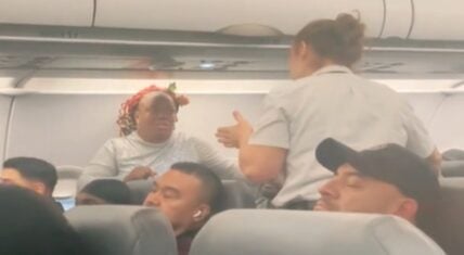 Frontier Airlines passenger claiming to be sovereign ruler during in-flight meltdown