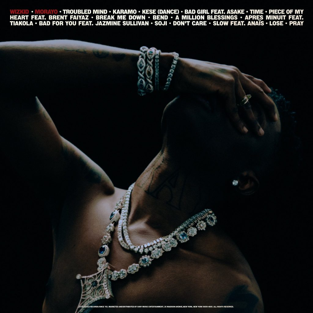 Wizkid reveals "Morayo" tracklist