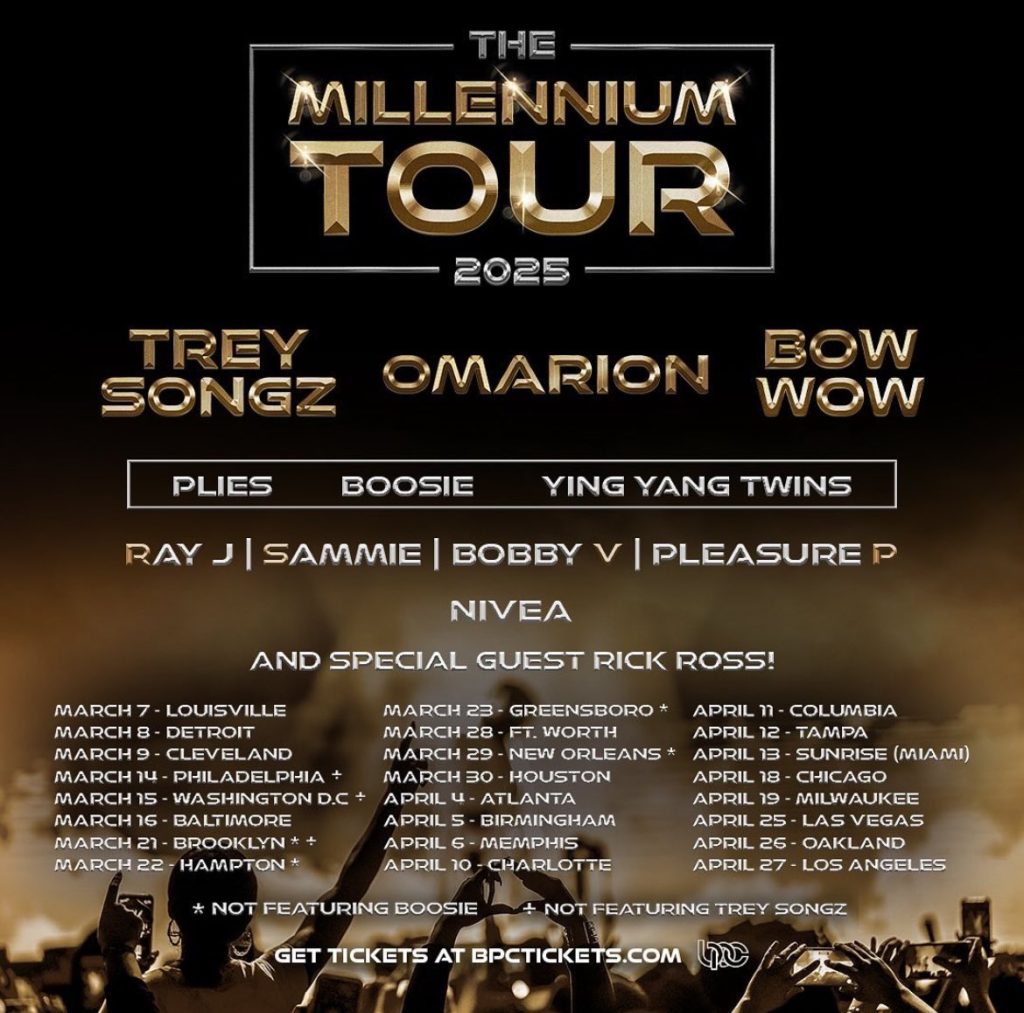 Omarion, Bow Wow and more to perform at 2025 Millennium Tour