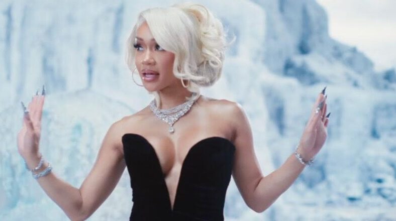 Saweetie releases visuals for "I Want You This Christmas"