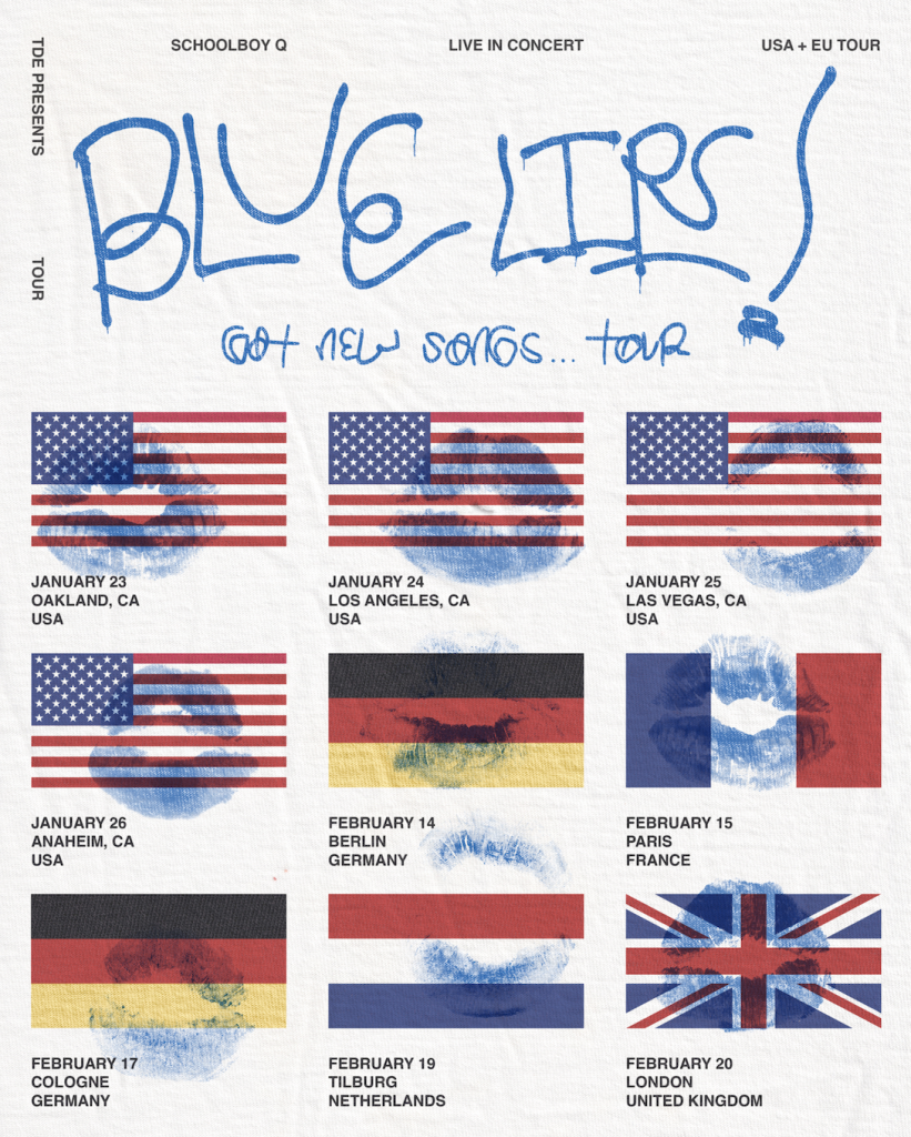 ScHoolboy Q Drops additional dates for Blue Lips Tour