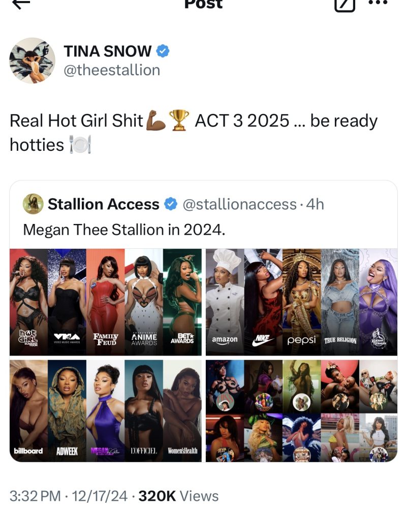Megan Thee Stallion announces “Megan: Act III” album 