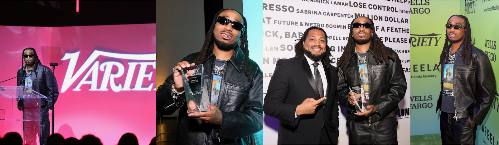 Quavo is Humanitarian of the Year at Variety Hitmakers brunch