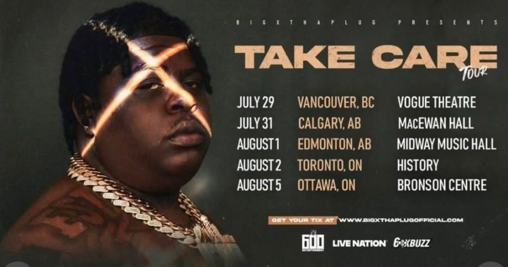 BigXthaPlug reveals Canadian dates for Take Care Tour