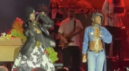 Lauryn Hill and Doechii perform "Doo Wop (That Thing)" in Miami