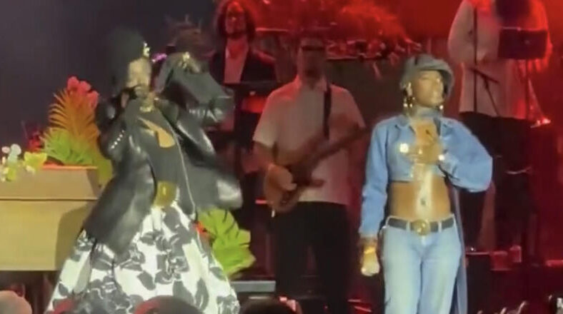 Lauryn Hill and Doechii perform "Doo Wop (That Thing)" in Miami