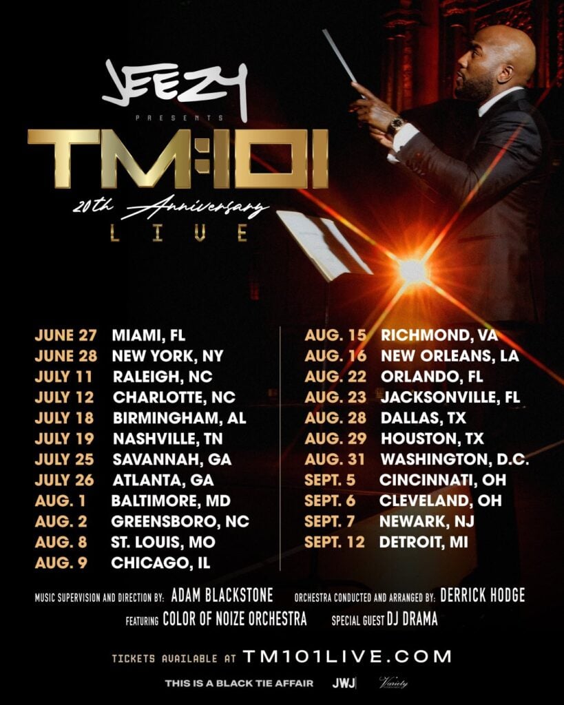 Jeezy announces TM101 20-Year Anniversary Tour