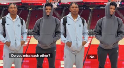 A viral rumor on Facebook, likely played up for jokes, says Amen and Ausar Thompson are being investigated by the NBA for swapping places during their respective Pistons and Rockets Game 2 playoff wins in the 2025 NBA Playoffs.