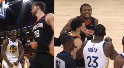 Draymond Green got into it with Jalen Green, last night. As the Warriors were on their way to a Game 3 home win, he told Jalen Green to go paint his nails.