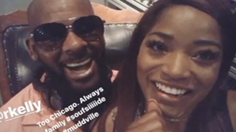 Keke Palmer's 2017 video where she sat on R. Kelly's lap has sparked much discussion today.
