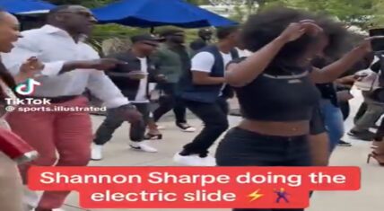 Shannon Sharpe doing the electric slide in 2023 has gone viral again, in the midst of his sexual assault lawsuit grabbing major headlines.