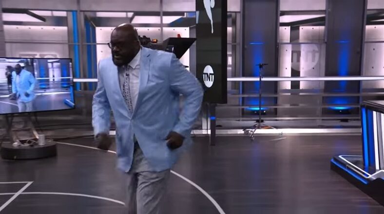 Shaq had a nature call right in the middle of "Inside The NBA." As a result, he ran off mid-sentence, and the moment went viral.