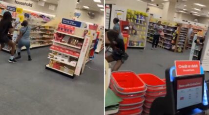 This woman has taken over social media for running up on a woman she had issues with, spraying her with bear mace inside a CVS, and then running off.