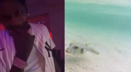 Young Thug wants to know why he's trending alongside a photo of a pufferfish.