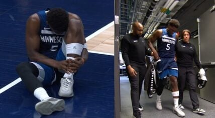 Anthony Edwards injured his ankle in Game 2 of the Minnesota Timberwolves' first round playoff series vs. the Golden State Warriors. In Game 1, Steph Curry injured his hamstring. Now, both teams are without their franchise players.