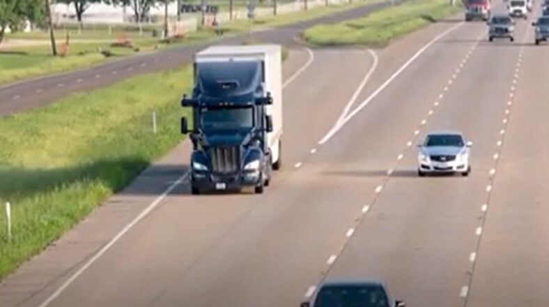Driverless rigs are driving down I-45 in Texas.