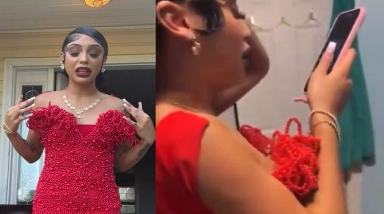 A girl took to social media to air out a woman she's accusing of scamming her. She claims she paid this woman $1,000 for a custom prom gown. Instead, the girl claims the woman delivered her a $50 dress from Temu.