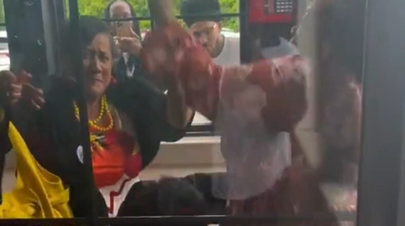 These women were supposed to be celebrating Mother's Day, instead they wound up in an all-out battle in a Greensboro, NC Golden Corral.