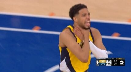 Tyrese Haliburton's game-tying shot looked like the game-winner, as he sent Game 1 of the Eastern Conference Finals vs. the New York Knicks into overtime.