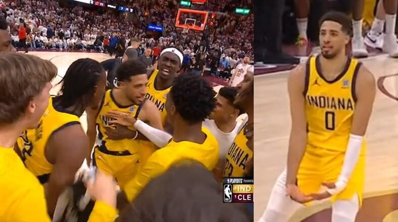 Tyrese Haliburton led Indiana on an improbable 20-point comeback in Cleveland to lead the Pacers to a 2-0 series lead, going back home.