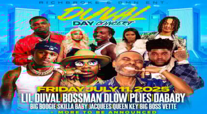 BossMan Dlow, DaBaby, Queen Key & more to headline Duval Day