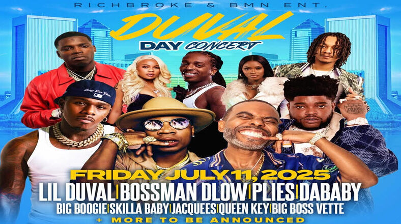 BossMan Dlow, DaBaby, Queen Key & more to headline Duval Day