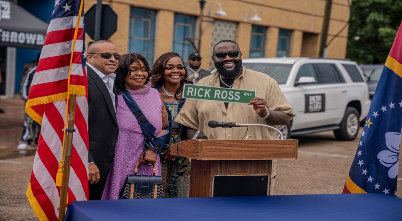 Rick Ross honored with street named after him in Mississippi