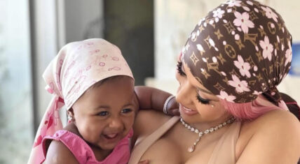 Cardi B reveals first photos of daughter Blossom Belle