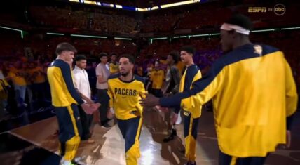 Rick Carlisle got the energy right for the Pacers to start Game 6 of the 2025 NBA Finals. The Pacers walked out to 50 Cent's classic, Many Men.