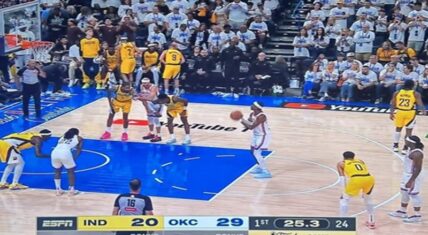 Shai Gilgeous-Alexander was at the free-throw line early in Game 1 of the 2025 NBA Finals. As a result, fans came with more jokes about SGA always getting to the free throw line.