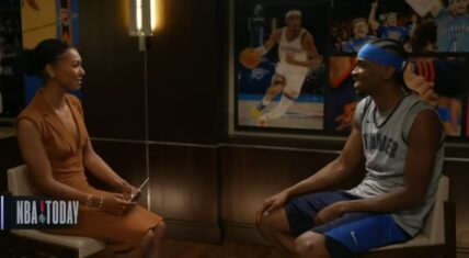 SGA's deep, insightful, answers to Malika Andrews ahead of Game 1 of the 2025 NBA Finals, featuring his OKC Thunder vs. the Indiana Pacers led to jokes on social media. NBA fans have a running joke accusing NBA players of trying to impress Malika Andrews when they do interviews with her.