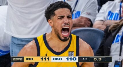 Tyrese Haliburton only had 14 points in the Indiana Pacers Game 1 victory in the 2025 NBA Finals vs. the Oklahoma City Thunder. His final two points were the most important, as they sealed the Pacers' win, giving them a 1-0 lead in the series.