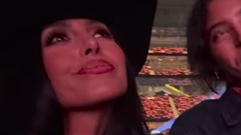 Vanessa Bryant played off the rumors about her being pregnant by playfully denying it.