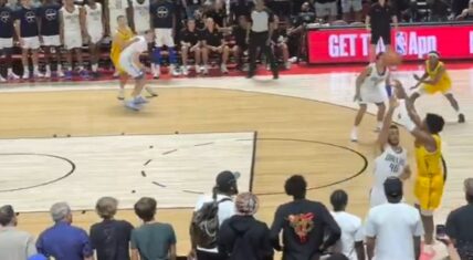 Bronny James faced off against Cooper Flagg, when the Lakers played the Mavericks in Summer League. When Bronny had the game-winning shot, he missed, giving Dallas a 87-85 Summer League win.