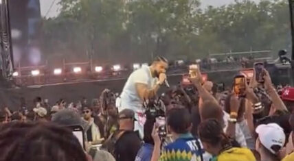 Drake previews single with Central Cee at Wireless Festival