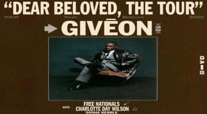 GIVĒON announces "Dear Beloved, The Tour"
