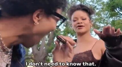 Rihanna tells content creator, La'ron Hines 