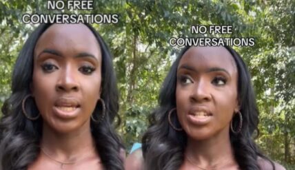 This woman is trending on X (formerly Twitter), after sharing a video saying men have to pay her if they want to talk to her. She's caused quite the discussion on social media.